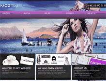 Tablet Screenshot of mccagency.com